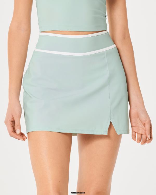 Gilly Hicks Active Energize Jupe-short à pointes femmes menthe verte Hollister bas RRRJX647