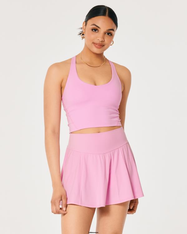 gilly hicks active energize jupe-short flottante à taille ultra haute femmes rose clair Hollister bas RRRJX666