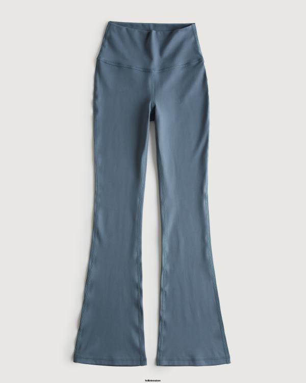 Gilly Hicks Active Recharge Mini Legging Flare femmes bleu gris Hollister bas RRRJX760