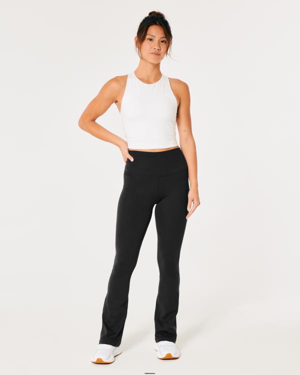Gilly Hicks Active Recharge Mini Legging Flare femmes noir Hollister bas RRRJX758