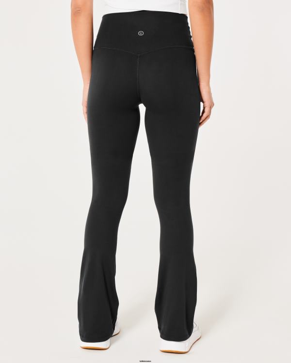 Gilly Hicks Active Recharge Mini Legging Flare femmes noir Hollister bas RRRJX758