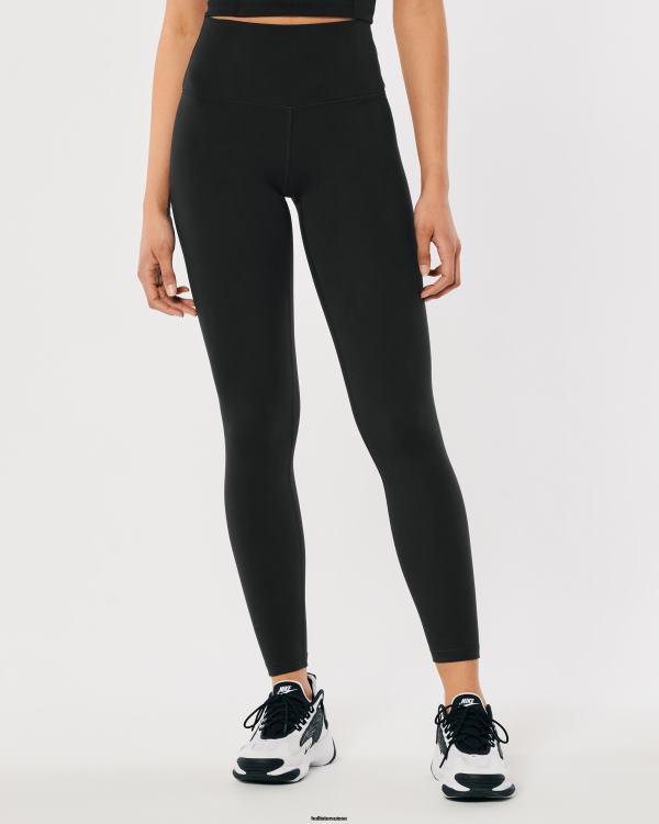 gilly hicks active recharge 7/8 legging taille haute femmes noir Hollister bas RRRJX633