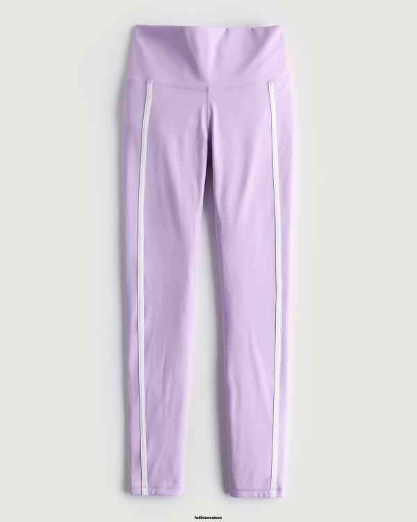 gilly hicks legging 7/8 taille haute active energize femmes bande violet clair Hollister bas RRRJX774