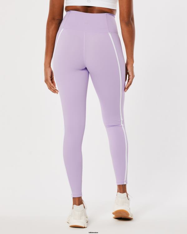 gilly hicks legging 7/8 taille haute active energize femmes bande violet clair Hollister bas RRRJX774