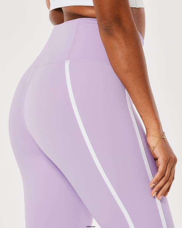 gilly hicks legging 7/8 taille haute active energize femmes bande violet clair Hollister bas RRRJX774