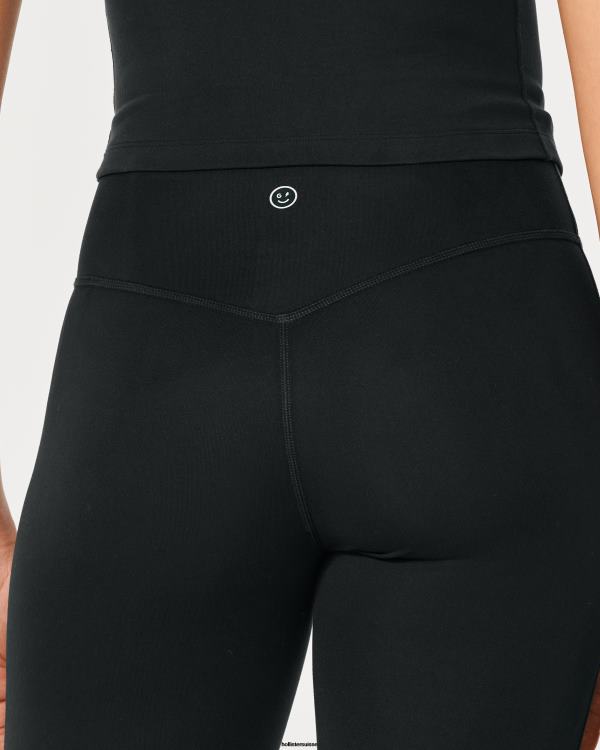 gilly hicks - legging évasé taille haute Active Recharge femmes noir Hollister bas RRRJX654
