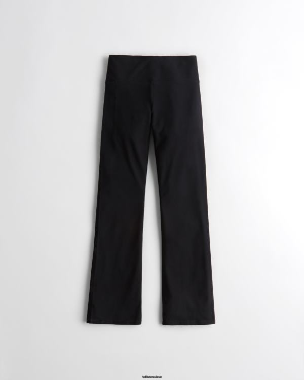 legging bootcut à taille ultra haute femmes noir Hollister bas RRRJX641