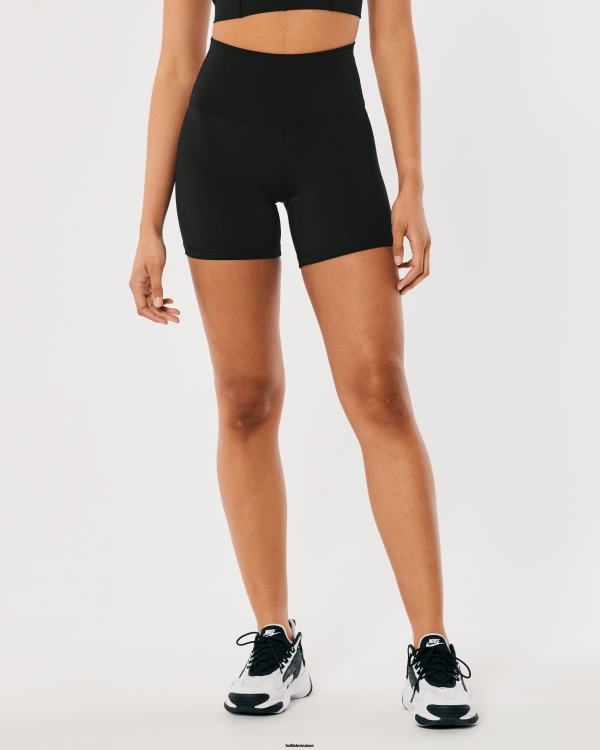 gilly hicks active energize short de vélo taille haute 5\'\' femmes noir Hollister bas RRRJX527