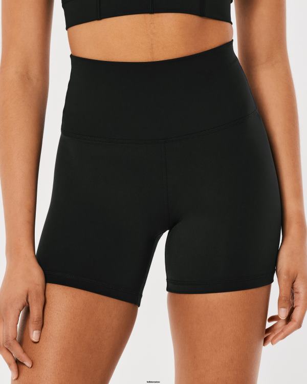 gilly hicks active energize short de vélo taille haute 5\'\' femmes noir Hollister bas RRRJX527