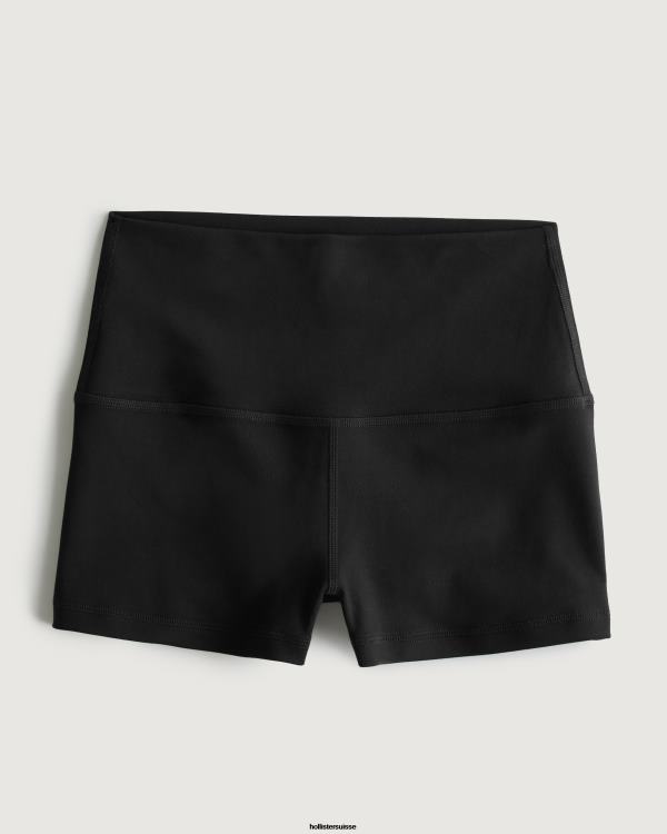 gilly hicks active recharge short taille haute 2'' femmes noir Hollister bas RRRJX668