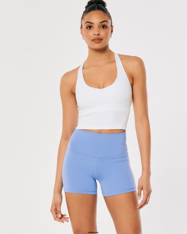 gilly hicks active recharge taille haute shorty 3\'\' femmes bleu Hollister bas RRRJX749