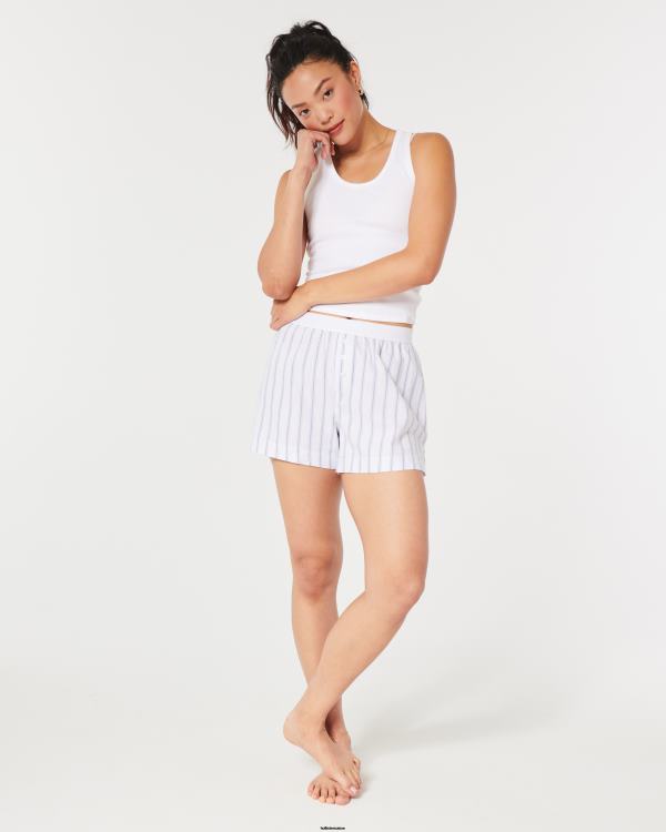 gilly hicks boxeurs femmes bande bleu clair Hollister bas RRRJX740