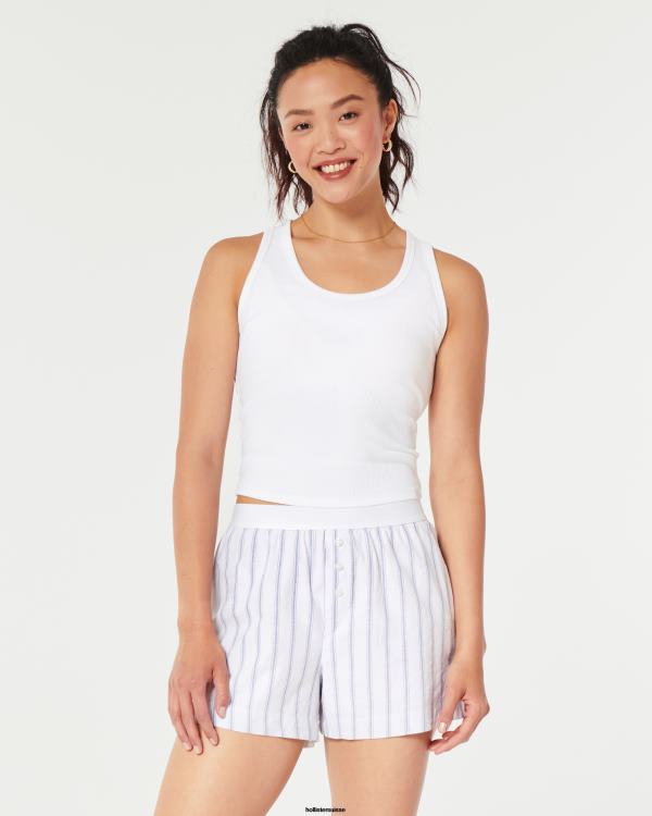 gilly hicks boxeurs femmes bande bleu clair Hollister bas RRRJX740