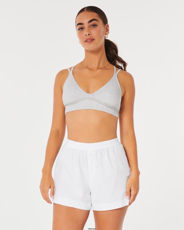 gilly hicks boxeurs femmes blanc Hollister bas RRRJX789