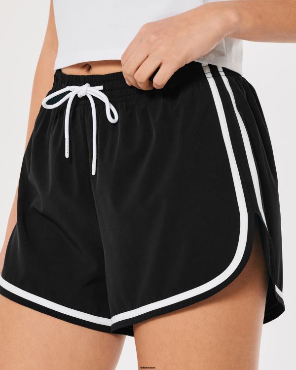 gilly hicks short actif 3\'\' femmes noir Hollister bas RRRJX644