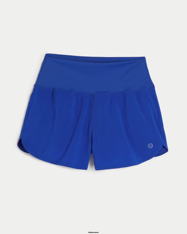 gilly hicks short de course actif femmes bleu Hollister bas RRRJX673