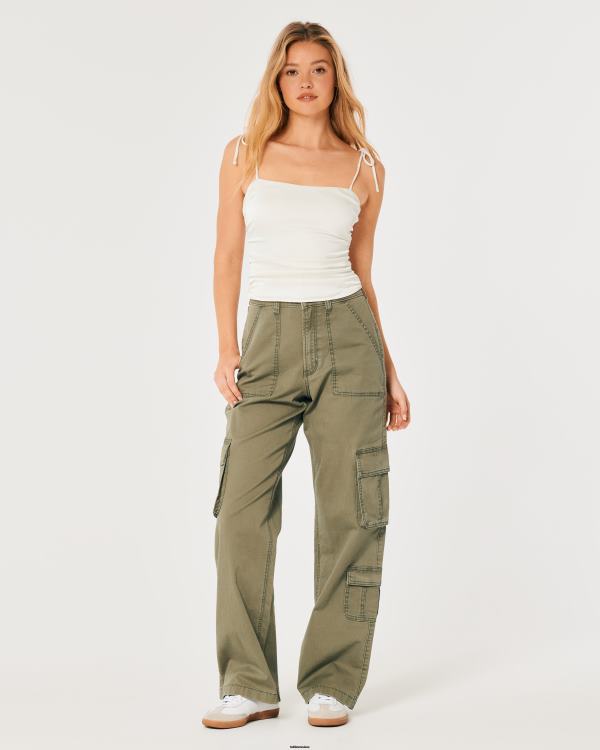 haut froncé en satin stretch femmes blanc Hollister hauts RRRJX234