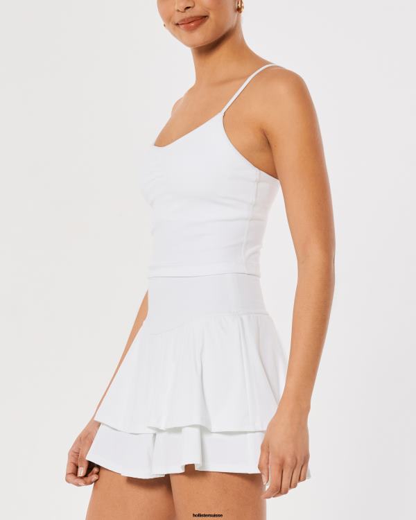 Gilly Hicks - Caraco Active Recharge à sangle sur le devant femmes blanc Hollister hauts RRRJX418