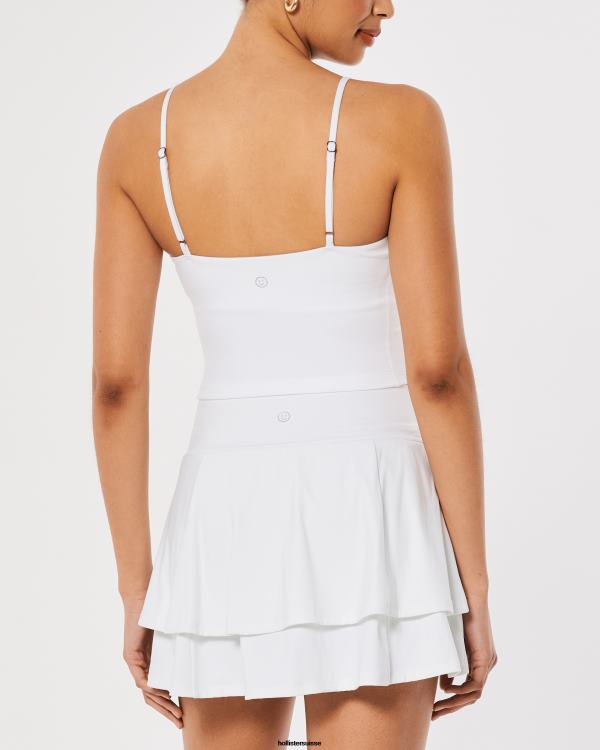 Gilly Hicks - Caraco Active Recharge à sangle sur le devant femmes blanc Hollister hauts RRRJX418