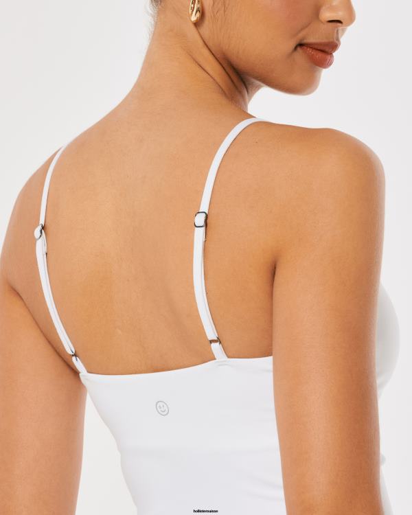 Gilly Hicks - Caraco Active Recharge à sangle sur le devant femmes blanc Hollister hauts RRRJX418