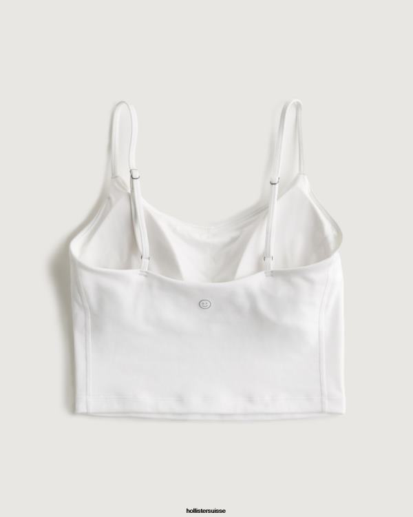 Gilly Hicks - Caraco Active Recharge à sangle sur le devant femmes blanc Hollister hauts RRRJX418