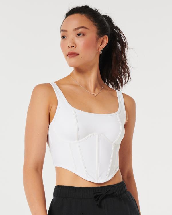 bustier gilly hicks femmes blanc Hollister hauts RRRJX428