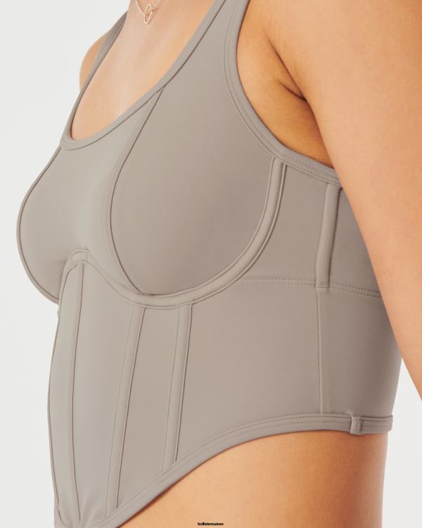 bustier gilly hicks femmes taupe Hollister hauts RRRJX310