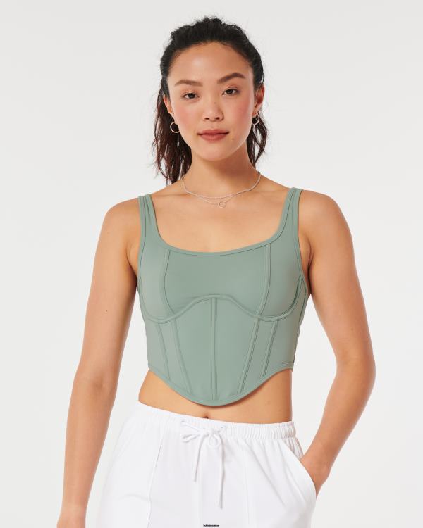 bustier gilly hicks femmes vert clair Hollister hauts RRRJX433