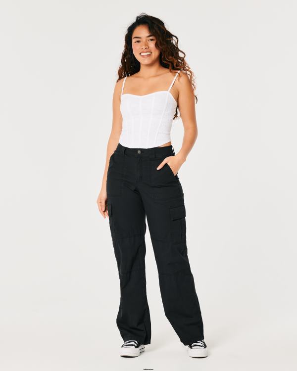 débardeur en cœur avec coutures en dentelle femmes blanc Hollister hauts RRRJX230