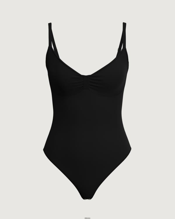 gilly hicks body shapewear femmes noir Hollister hauts RRRJX96