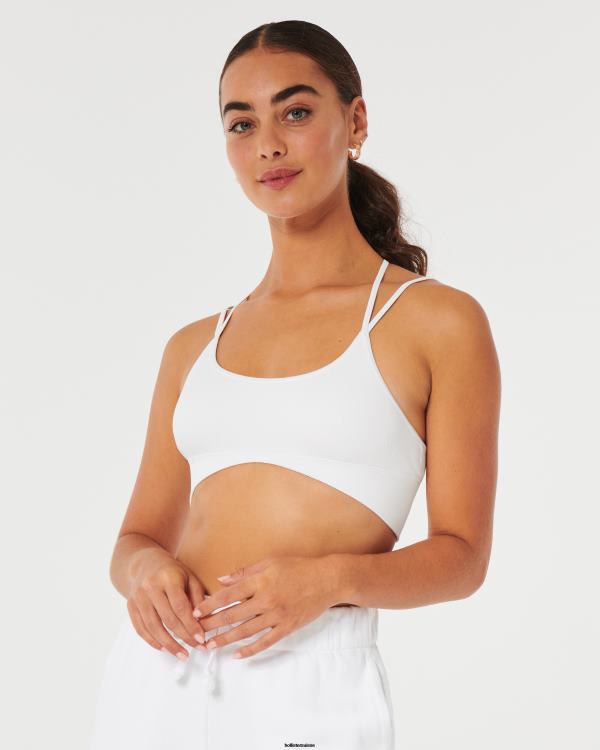 gilly hicks bralette à bretelles et décolleté plongeant femmes blanc Hollister hauts RRRJX446