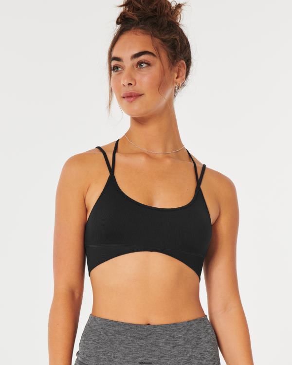 gilly hicks bralette à bretelles et décolleté plongeant femmes noir Hollister hauts RRRJX431