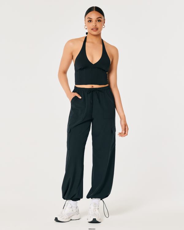 gilly hicks bustier dos nu en micromodal femmes noir Hollister hauts RRRJX430