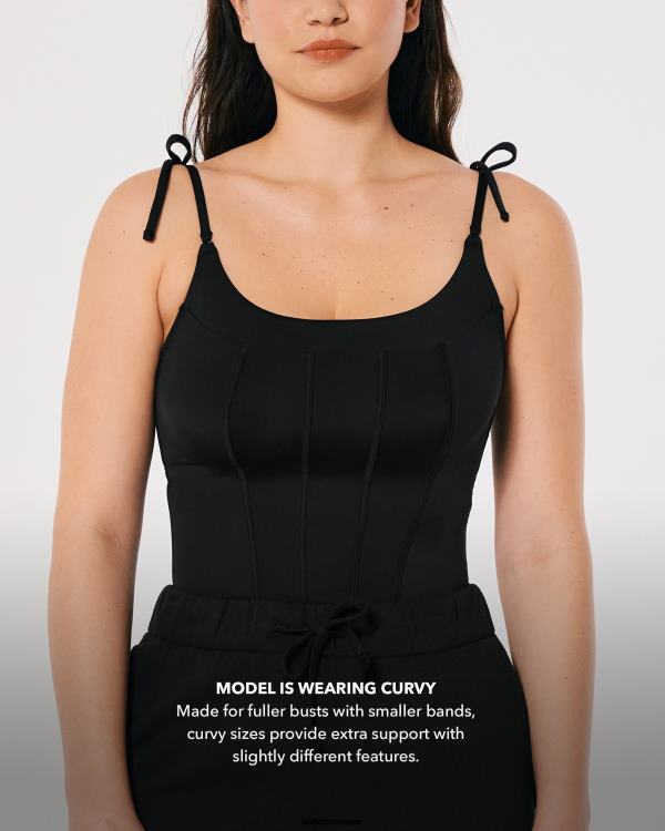 gilly hicks micro corset femmes gris clair Hollister hauts RRRJX439