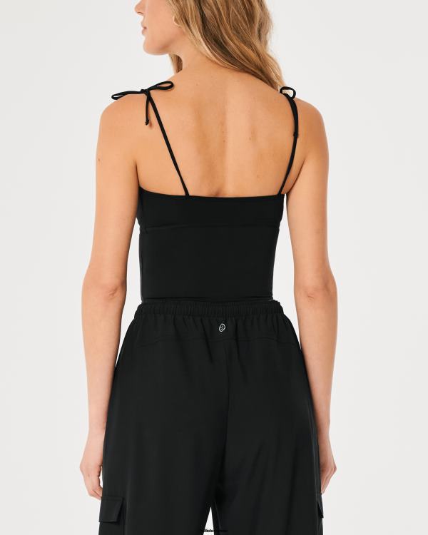 gilly hicks micro corset femmes noir Hollister hauts RRRJX125