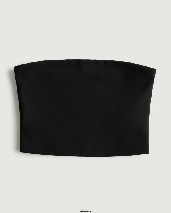 tube de tourisme social femmes noir Hollister hauts RRRJX238