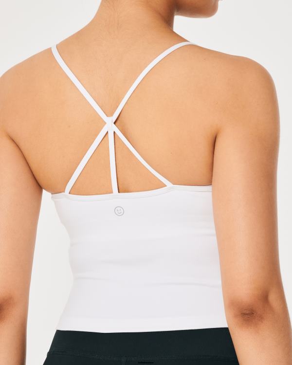 Gilly Hicks Active Recharge Débardeur à bretelles plus long femmes blanc Hollister hauts RRRJX203