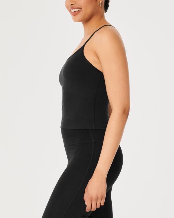 Gilly Hicks Active Recharge Débardeur à bretelles plus long femmes noir Hollister hauts RRRJX196