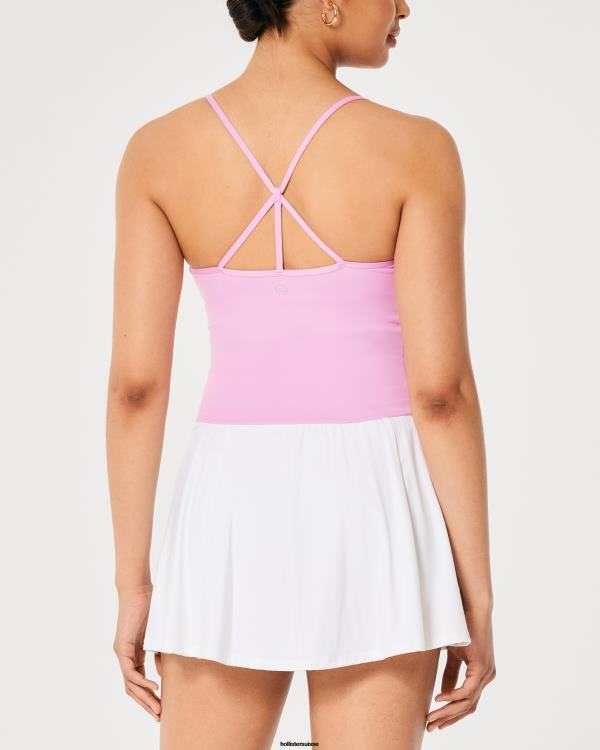 Gilly Hicks Active Recharge Débardeur à bretelles plus long femmes rose clair Hollister hauts RRRJX362