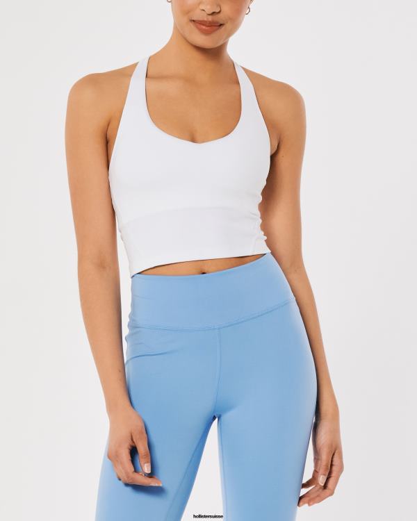 Gilly Hicks Débardeur plongeant à bretelles Active Recharge femmes blanc Hollister hauts RRRJX152