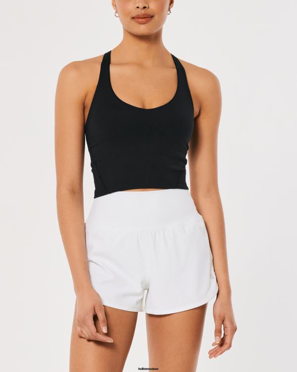 Gilly Hicks Débardeur plongeant à bretelles Active Recharge femmes noir Hollister hauts RRRJX128