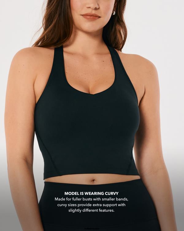 Gilly Hicks Débardeur plongeant à bretelles Active Recharge femmes olive verte Hollister hauts RRRJX317