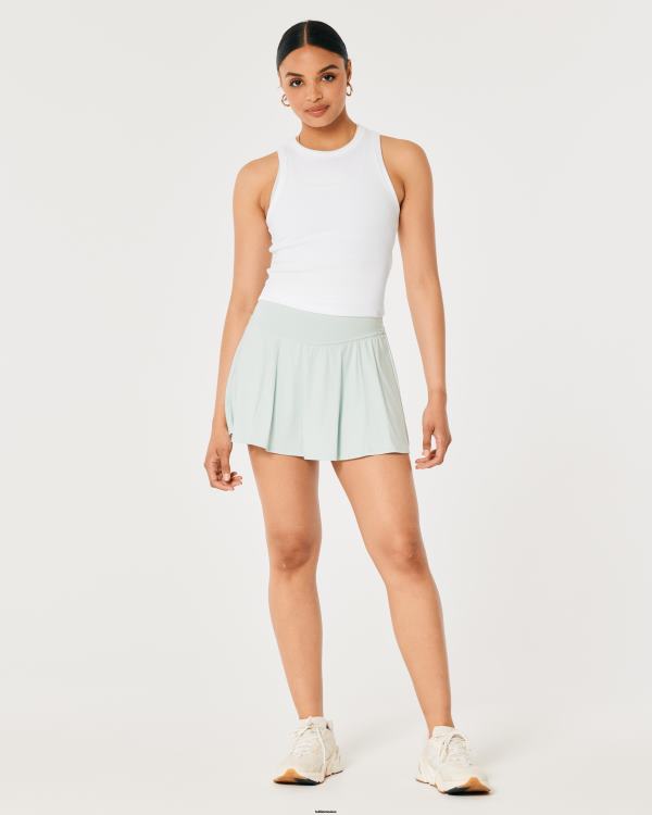 débardeur à col montant en coton gilly hicks femmes blanc Hollister hauts RRRJX181