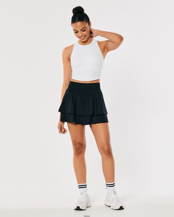 gilly hicks débardeur à col montant active recharge femmes blanc Hollister hauts RRRJX408