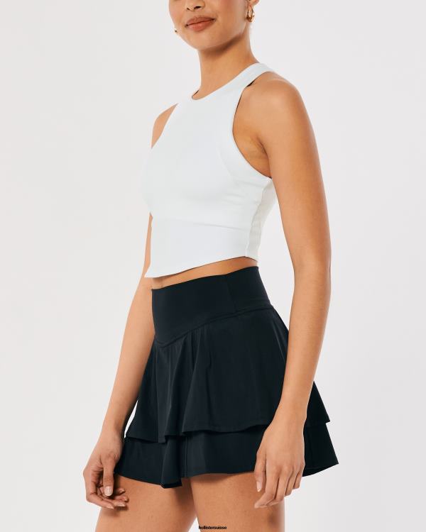 gilly hicks débardeur à col montant active recharge femmes blanc Hollister hauts RRRJX408