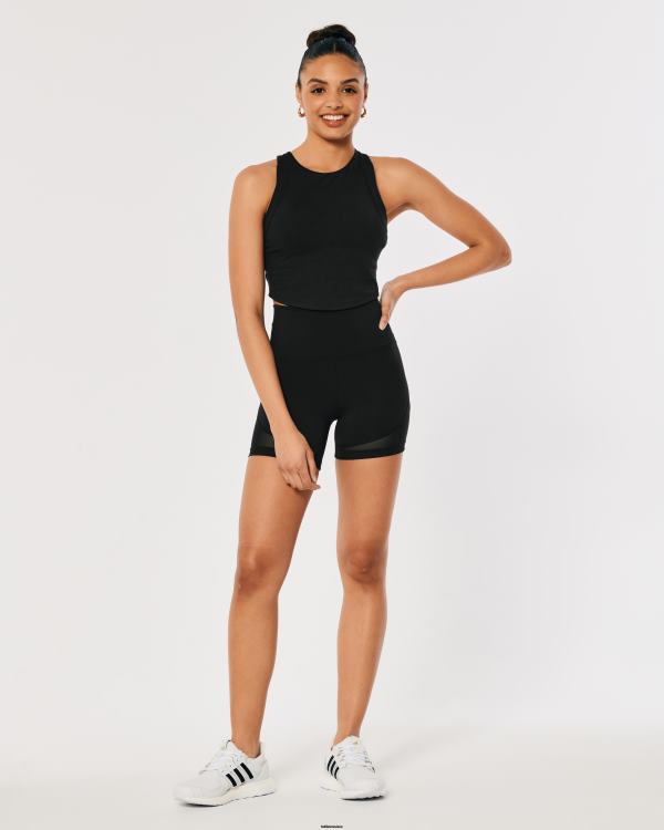 gilly hicks débardeur à col montant active recharge femmes noir Hollister hauts RRRJX410