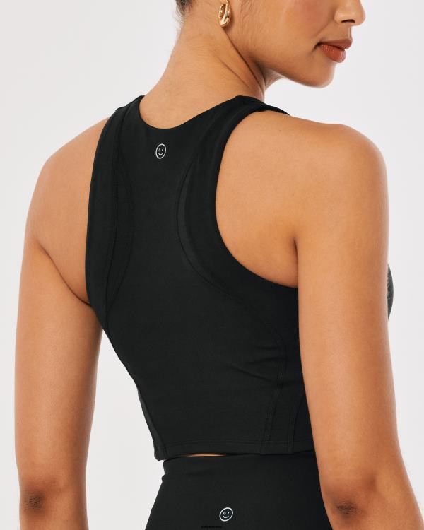 gilly hicks débardeur à col montant active recharge femmes noir Hollister hauts RRRJX410