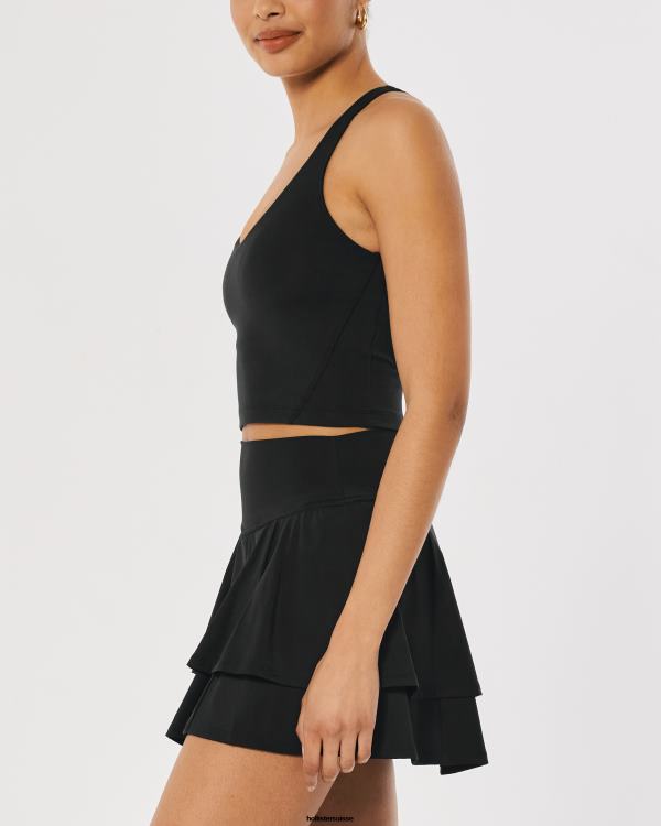 gilly hicks débardeur ouvert à recharge active femmes noir Hollister hauts RRRJX374