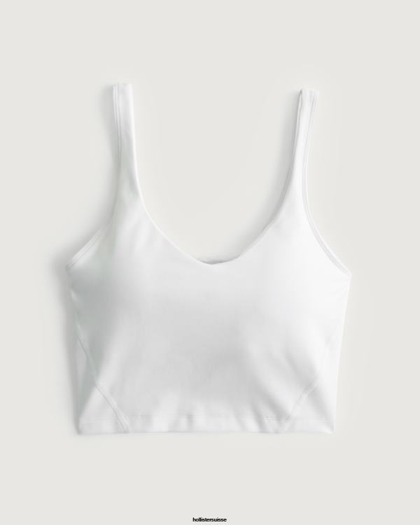 gilly hicks réservoir plongeant à recharge active femmes blanc Hollister hauts RRRJX70