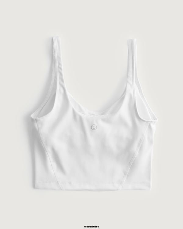 gilly hicks réservoir plongeant à recharge active femmes blanc Hollister hauts RRRJX70